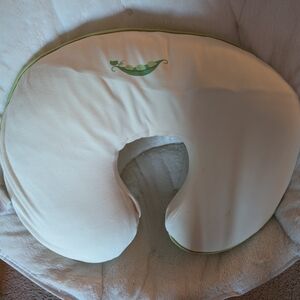 Boppy White Nursing Pillow with Removable Cover